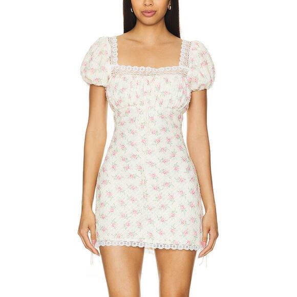 For Love And Lemons Dresses & Skirts - For Love & Lemons Maxine Floral Mini Dress Size XXS